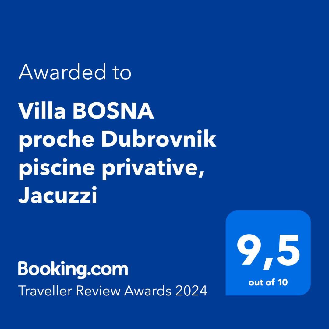 Villa Bosna Near Dubrovnik Very Beautiful Villa Entirely Privatized Swimming Pool, Jacuzzi, Sauna, Billiard, Ping-Pong Ivanica Exteriér fotografie